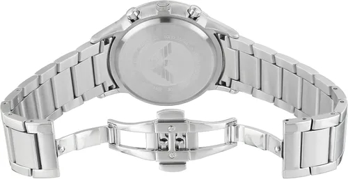 Vista 9 de Emporio Armani AR2458 - Reloj de pulsera para hombre, color plateado