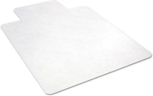 Vista 5 de Alera Tapete para silla sin tachuelas para suelo duro, 36" x 48", con borde, transparente