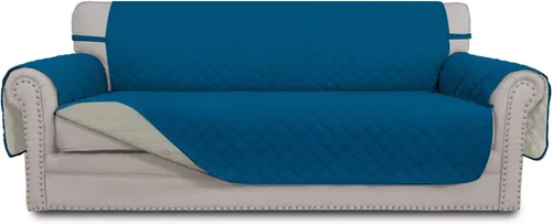 Vista 176 de Easy-Going - Funda reversible para sofá, resistente al agua, con varillas de espuma y correas elásticas, protector de muebles para mascotas y perros