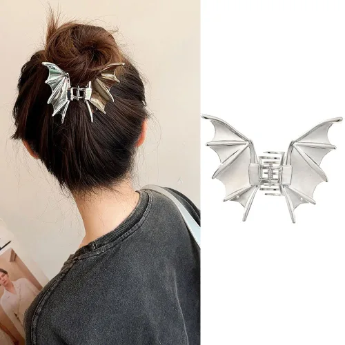 Vista 8 de ROMODIYA Pinza para el pelo de araña, clip de metal negro con diseño, accesorios para el cabello para cabello fino/grueso, gran agarre fuerte