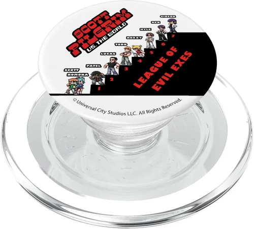 Vista 8 de Scott Pilgrim Vs. The World League Of Evil Exes PopSockets Grip and Stand para teléfonos y tabletas, Negro