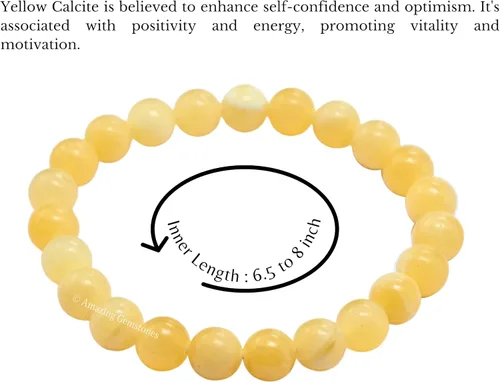 Vista 201 de Amazing Gemstone Pulsera de cristal para mujeres y hombres, pulsera de cristal curativo de protección, pulsera elástica con cuentas de piedras