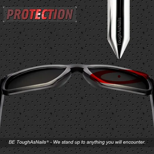 Vista 6 de 2 pares de lentes polarizadas de repuesto para Oakley Flak Jacket Negro y Plata Cromo