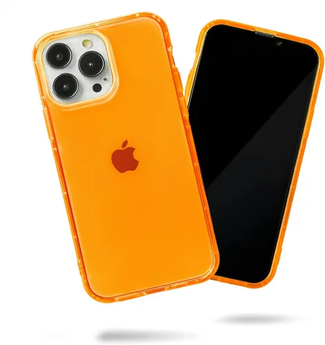 Vista 9 de SteepLab Neon Highlighter - Funda para iPhone 12 Pro Max, funda Grippy Jelly con bolsillos protectores de aire (amarillo neón llamativo)