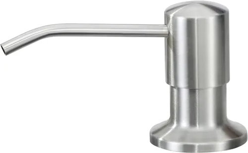 Vista 10 de Dispensador de jabón para fregadero de cocina, integrado, acero inoxidable (metal de pistola), juego de bomba para jabón o loción, recarga desde