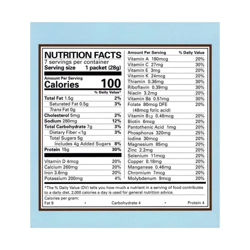 Vista 2 de Nutmeg State Nutrition - Pudín o batido, bajo en calorías, 0.53 oz de proteína, bajo en grasa, 7 porciones por caja (chocolate)