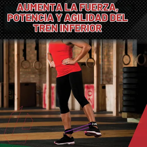 Vista 5 de Lifeline Monster Walk - Bandas de resistencia para la parte inferior del cuerpo, puños de tobillo