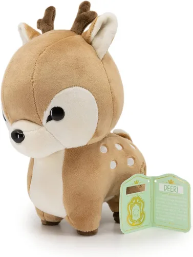 Vista 3 de Bellzi Ciervo Lindo Animal de Peluche Juguete de Peluche - Adorable Juguete Suave de Ciervo del Bosque Peluches y Regalos - Regalo Perfecto