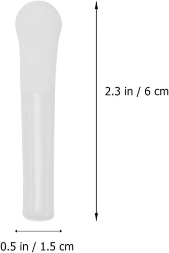 Vista 9 de EXCEART Suribachi Suribachi Varilla de molienda de alimentos 2.4 in Cerámica Pounder Porcelana Masher Muddler Food Molienda Stick para medicina