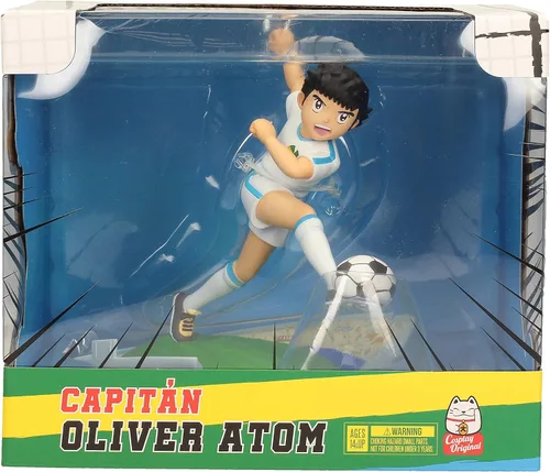 Vista 6 de SD Toys - Figura coleccionable Oliver Atom de los campeones Oliver y Benji con expositor, 6.7 x 6.3 in