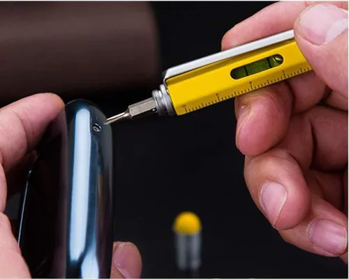 Vista 6 de Regalos para hombres y adultos, bolígrafos multiherramienta 6 en 1, regalos de elefante blanco para adultos, accesorios geniales