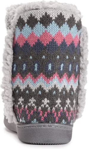 Vista 3 de MUK LUKS Pantuflas Cheyenne para mujer