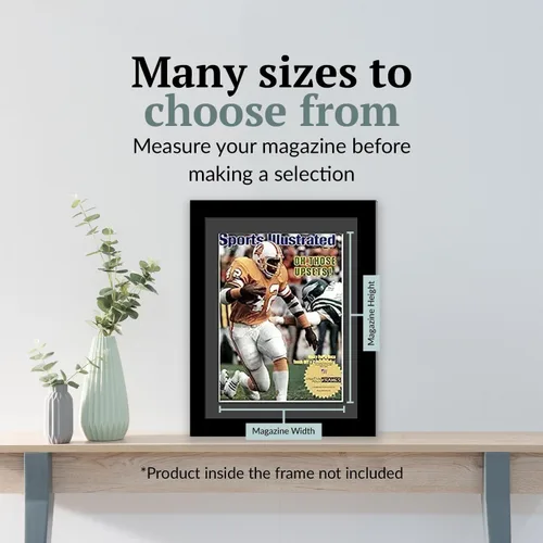 Vista 63 de Creative Picture Frames - Marco de fotos para revistas Sports Illustrated, de 8 x 10.5 pulgadas, adecuado para ediciones de coleccionista