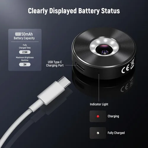 Vista 6 de NEEWER Lente gran angular HD de 18mm 100° para placa posterior de lente con rosca de 17mm, aumento de 0.5X Compatible con SmallRig NEEWER iPhone