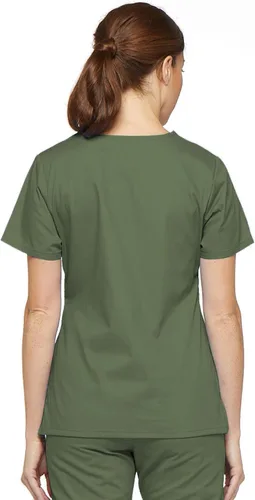 Vista 2 de Dickies EDS Signature Mock Wrap Top con múltiples bucles para instrumentos