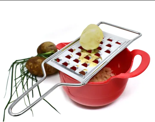 Vista 3 de Norpro Rallador de patatas de acero inoxidable, 1 paquete, plateado
