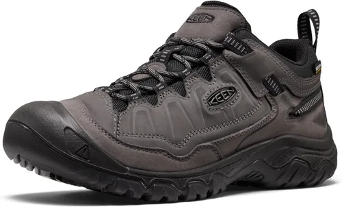 Vista 10 de KEEN Targhee 4 - Zapatos de senderismo impermeables para hombre Tortuga marina/nuez tostada