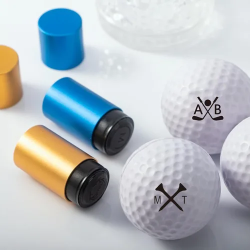 Vista 7 de xrlsg Sello de pelota de golf personalizado, sello de pelota de golf con nombre y monograma, regalos para golfistas, papá, marido, novio. Plantilla