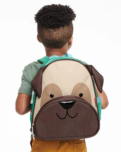 Vista 10 de Skip Hop - Mochila para preescolar colección Zoo para niños pequeños de 3 a 4 años diseño de pug