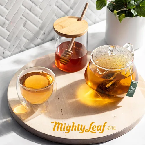 Vista 6 de Té orgánico Mighty Leaf Tea sabor Mint Melange, 15 bolsitas de hoja entera de 1.32 oz