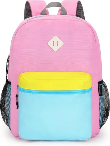 Vista 52 de Mochila para niños pequeños STEAMEDBUN para niños y niñas, mochila escolar para niños pequeños, Negro, 15 pulg., pequeña, Classic