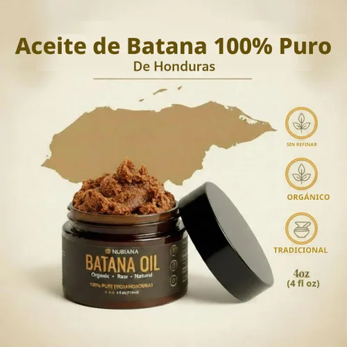 Vista 2 de Nubiana Pasta de aceite de batana orgánica cruda 4oz sin refinar