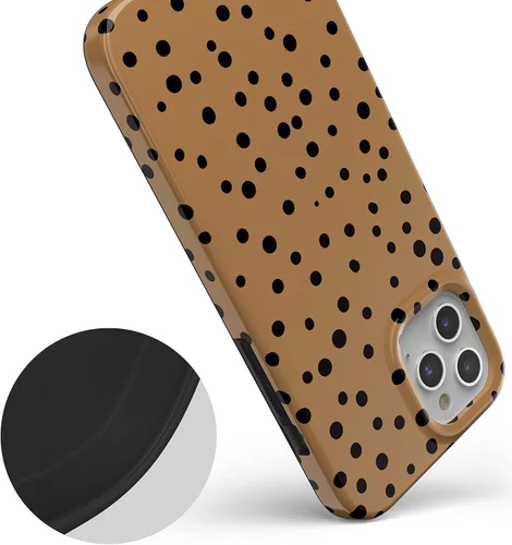 Vista 5 de Casely Funda para iPhone 11 Pro Max Spot On Estampado de animales punteados Diseño clásico ultra delgado