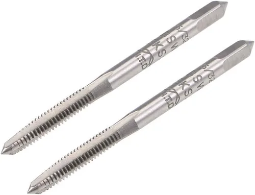 Vista 7 de uxcell Macho de la máquina 1/4-20 BSW Rosca H2 de alta velocidad del tornillo de acero roscas roscado herramienta de roscado 2pcs
