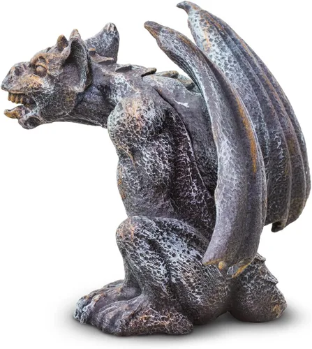Vista 4 de Safari Ltd. Figura de gárgola – Figura de plástico realista pintada a mano de 3.5 pulgadas con temática de fantasía – Juguete educativo para niños