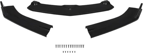 Vista 9 de SCITOO Alerón de borde de parachoques delantero mate negro para Ford Focus ST años 2013-2014 - Spoiler frontal de polipropileno