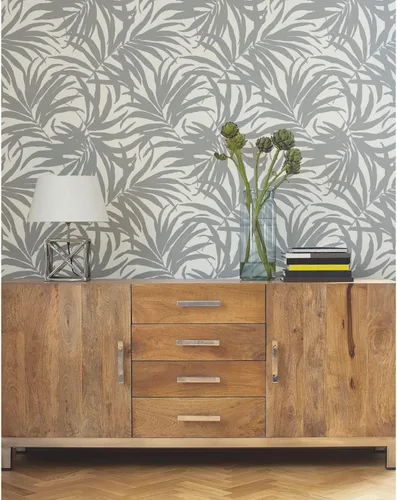 Vista 9 de York Wallcoverings PSW1031RL - Papel pintado de hojas de Bali, color verde
