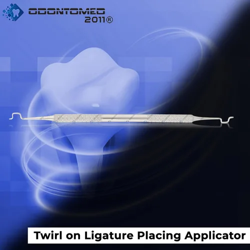 Vista 2 de OdontoMed2011® 3 PCS TWIRL ON LIGATURA COLOCACIÓN APLICADOR ESCALADOR ORTODONTICA DENTAL INSTRUMENTOS DE ACERO INOXIDABLE ODM