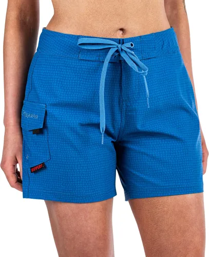 Vista 18 de Maui Rippers - Pantalones cortos de natación para mujer, elástico en 4 direcciones, 5 pulgadas Tapa Negra
