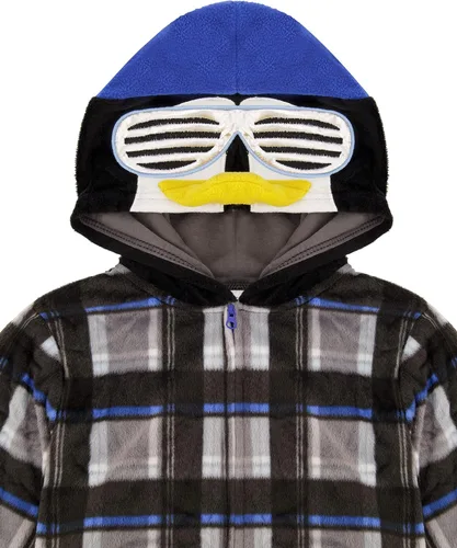 Vista 2 de Sleep On It Pijama para niños Conjunto de pijama con capucha de forro polar para dormir