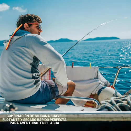 Vista 6 de Soporte para correa de lentes de sol para flotar, cordón ajustable para correa de lentes para hombres y mujeres, soporte para correa de gafas