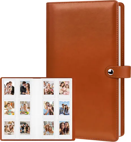 Vista 9 de Faux Leather Hardcover Album for Polariod 2x3 Inch Pictures/Fujifilm Instax Mini Photos, 432 Pockets for Fujifilm Instax Mini Instant Camera