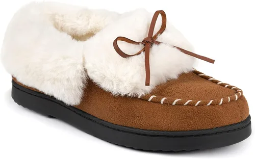 Vista 3 de RockDove Pantuflas de espuma viscoelástica para mujer Trapper Moc, Mocasín, 5-12