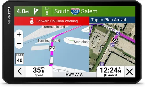 Vista 9 de Garmin dēzl™ OTR620, navegador GPS para camiones de 6