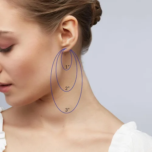 Vista 6 de Silpada Pendientes de aro Birthday Wish en plata de ley