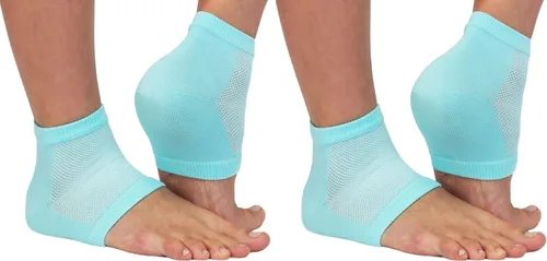Vista 13 de NatraCure - Mangas de talón con gel hidratante ventiladas