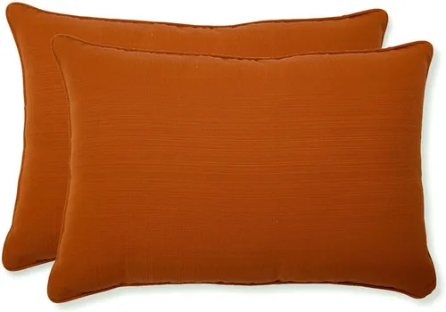 Vista 22 de Pillow Perfect Pompeya - Almohada lumbar grande para interiores/exteriores con relleno de felpa, resistente al clima y a la decoloración, lumbar
