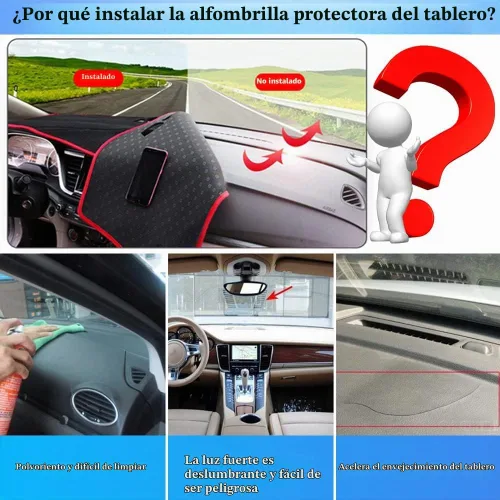 Vista 2 de Funda para salpicadero Alfombrilla para salpicadero Alfombrilla para tablero a medida para Nissan Frontier 2007-2019 para Suzuki Equator 2009-2012