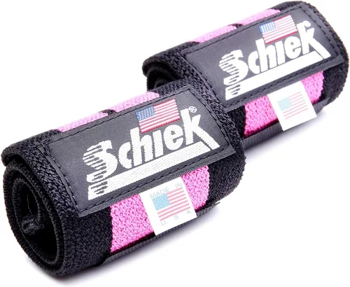 Vista 10 de Schiek Muñequeras deportivas de alta resistencia modelo - Muñequera para levantamiento de pesas