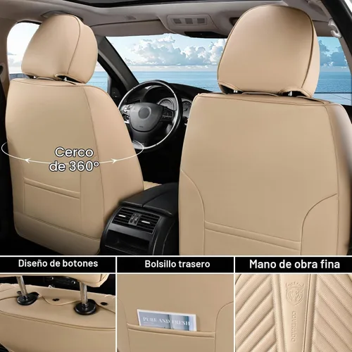 Vista 2 de Fundas de Asiento Coverado, Fundas de Asiento Delantero de Coche, Fundas de Asiento Impermeables, Fundas de Asiento Delantero para Coche, Fundas