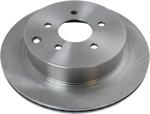 Vista 6 de TRQ Kit de pastillas de freno trasero y rotor de cerámica compatible con 03-20 INFINITI 03-22 Nissan