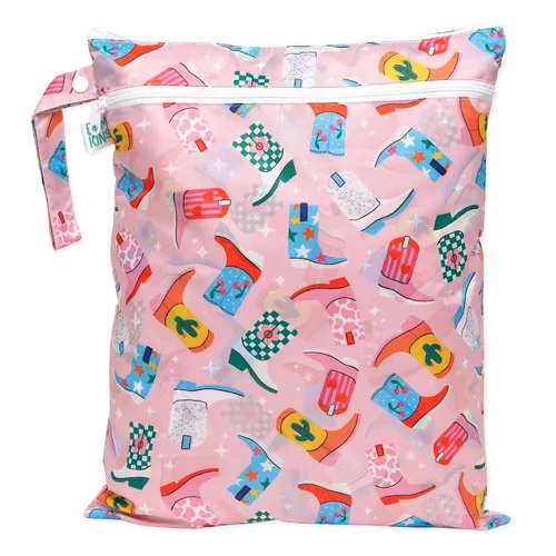 Vista 44 de Bumkins Bolsa Húmeda Colgante Impermeable Grande para Bebé, Lavandería, Ropa Sucia, Viajes, Traje de Baño, Pañales de Tela, Piscina, Toallas