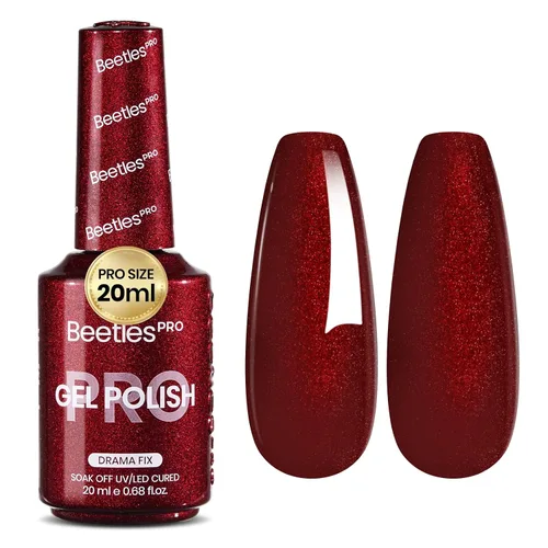 Vista 38 de Beetles PRO - Esmalte de gel blanco, color blanco de 0.7 fl oz A - Creme White Ansiedad de calma