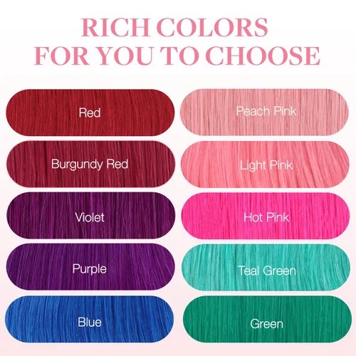 Vista 5 de GOO GOO Extensiones de cabello humano con cinta, color azul, 10 pulgadas, 0.71 oz, 10 unidades, extensiones de cabello humano con cinta invisible