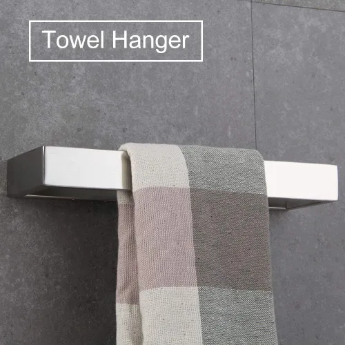 Vista 8 de Toallero de mano SUS 304 de acero inoxidable para baño, cocina, garaje, resistente, montado en la pared, acabado cepillado