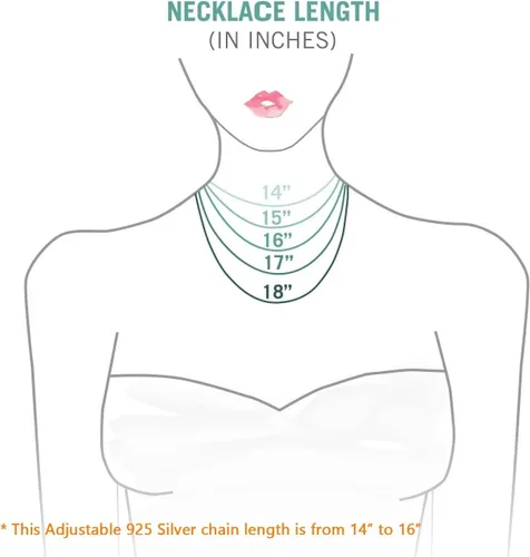 Vista 8 de Metzakka Sterling Silver Birthstone Choker Necklace, Handmade with 3 Dainty Real Healing Birthstone for Women Birthday Gifts